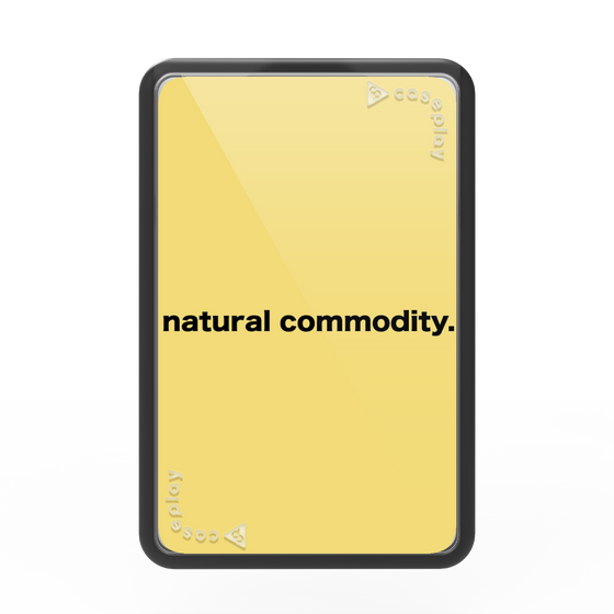 Premium Card Wallet［ NATURAL COMMODITY Yellow ］