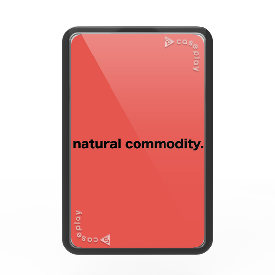 Premium Card Wallet［ NATURAL COMMODITY Red ］