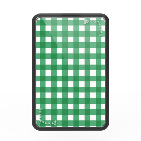 Premium Card Wallet［ Checkered Green ］