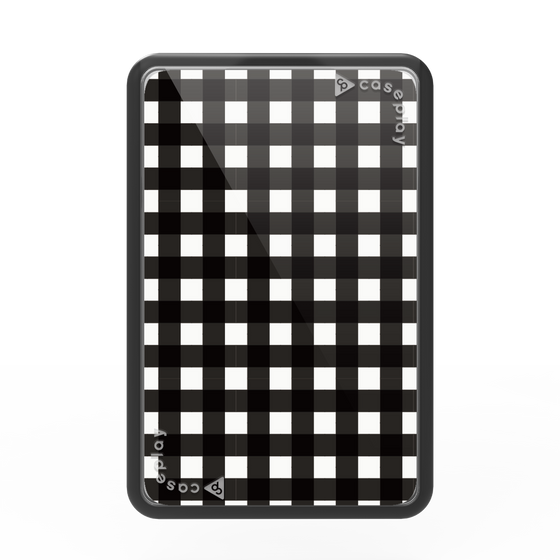 Premium Card Wallet［ Checkered Black ］