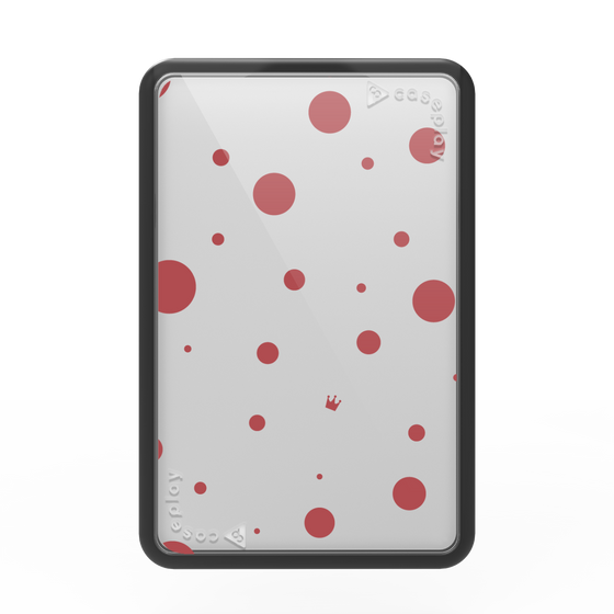 Premium Card Wallet［ Dippin Dots Red ］