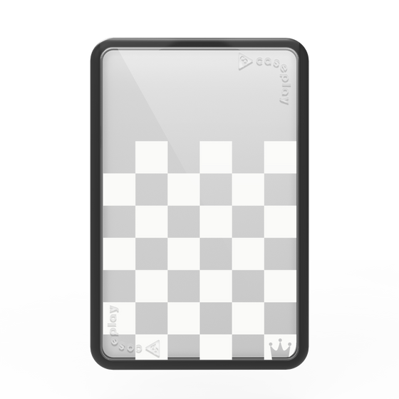 Premium Card Wallet［ Racing Checkered Flag White ］
