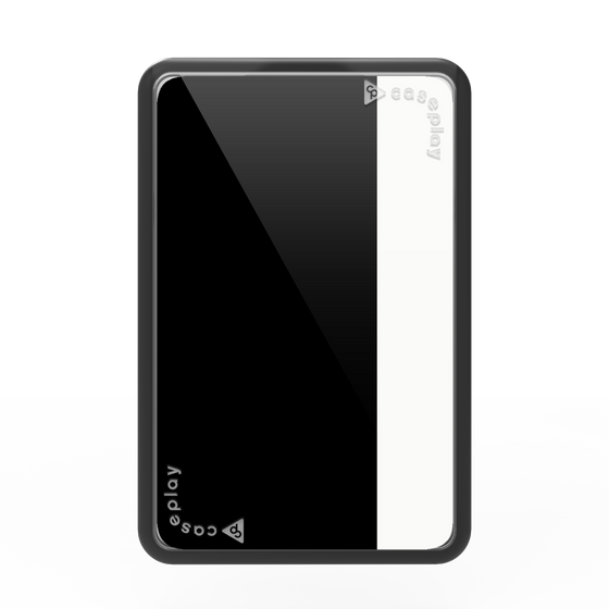 Premium Card Wallet［ CASEPLAY Bi-Colors Black & White ］