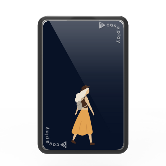 Premium Card Wallet［ Never Mind - Navy ］