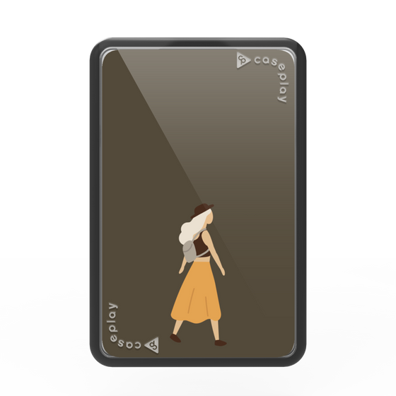 Premium Card Wallet［ Never Mind - Brown ］
