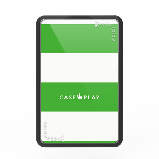 Premium Card Wallet［ Big Border - Green ］