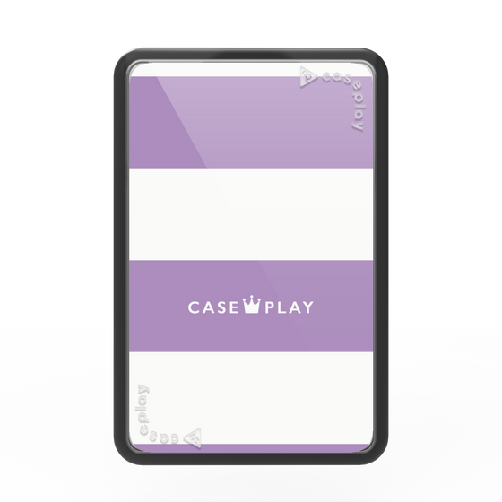 Premium Card Wallet［ Big Border - Purple ］