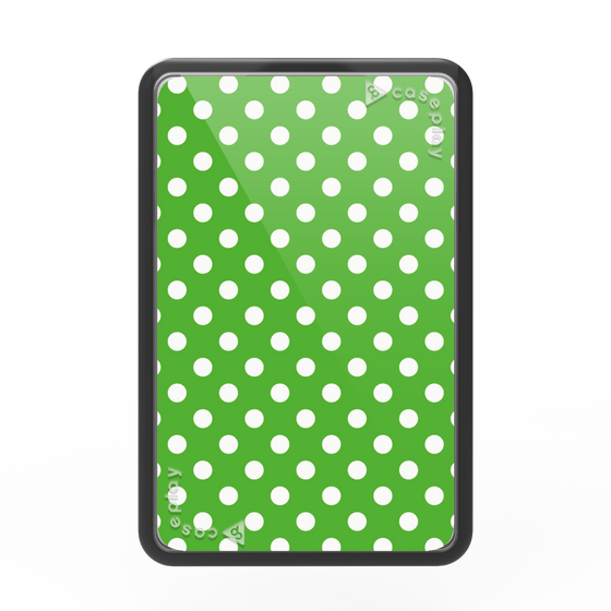 Premium Card Wallet［ Small Dot - Green ］