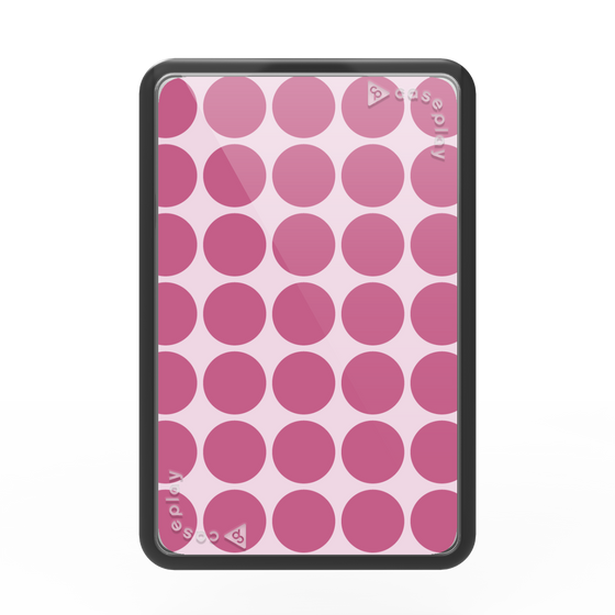 Premium Card Wallet［ Big Dot - Pink ］