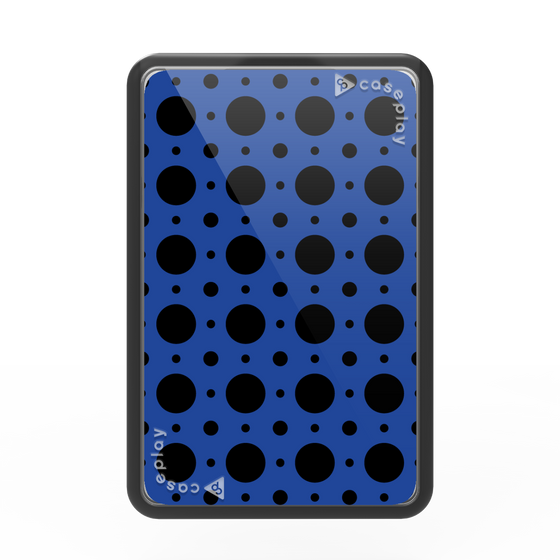 Premium Card Wallet［ Shower Dot - Blue ］