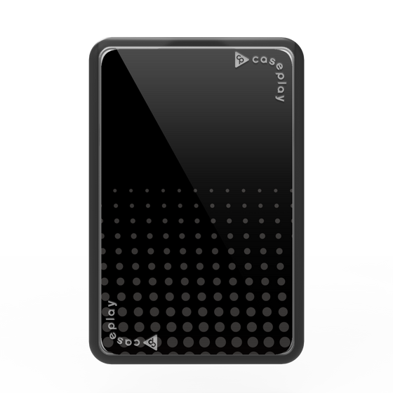Premium Card Wallet［ Dot Gradation - Black ］