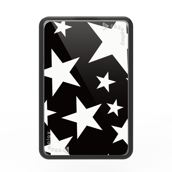 Premium Card Wallet［ Stars - Black ］