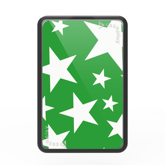 Premium Card Wallet［ Stars - Green ］