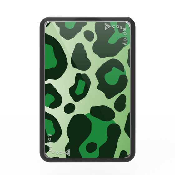 Premium Card Wallet［ Leopard - Green ］