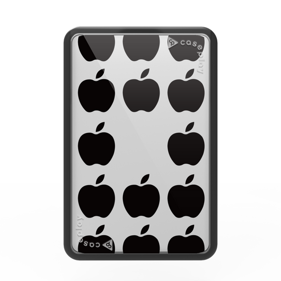 Premium Card Wallet［ Apple - Black ］