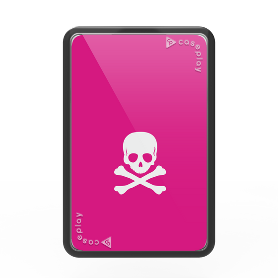 Premium Card Wallet［ Skull - Pink ］