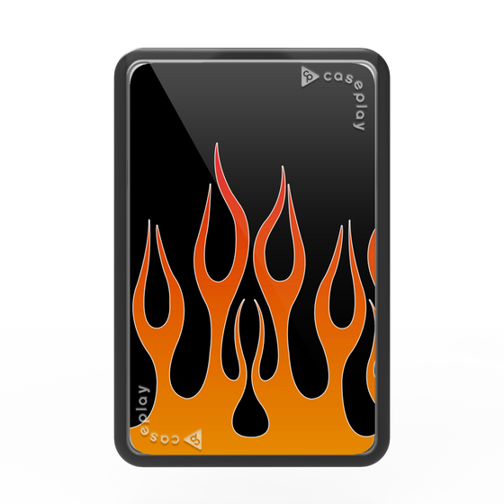 Premium Card Wallet［ Flame - Orange ］