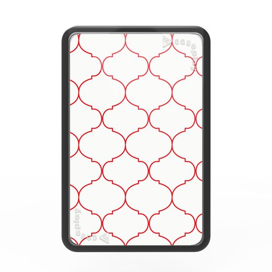 Premium Card Wallet［ Moroccan1 -Red ］