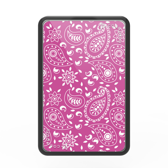 Premium Card Wallet［ Paisley - Pink ］