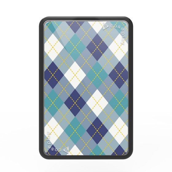 Premium Card Wallet［ Argyle - Blue ］