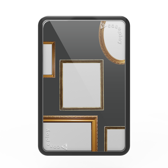 Premium Card Wallet［ Photo Frames - Gray ］