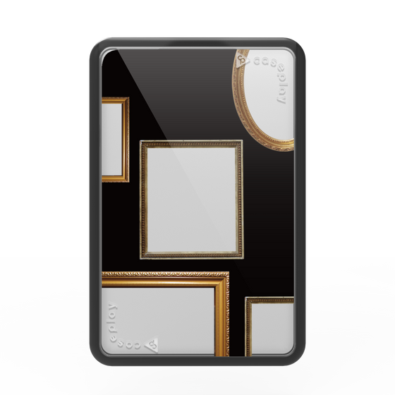 Premium Card Wallet［ Photo Frames - Black ］
