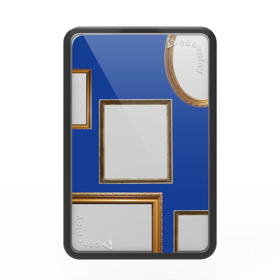 Premium Card Wallet［ Photo Frames - Blue ］