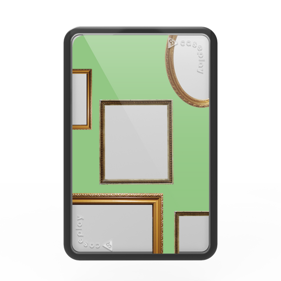 Premium Card Wallet［ Photo Frames - Light Green ］
