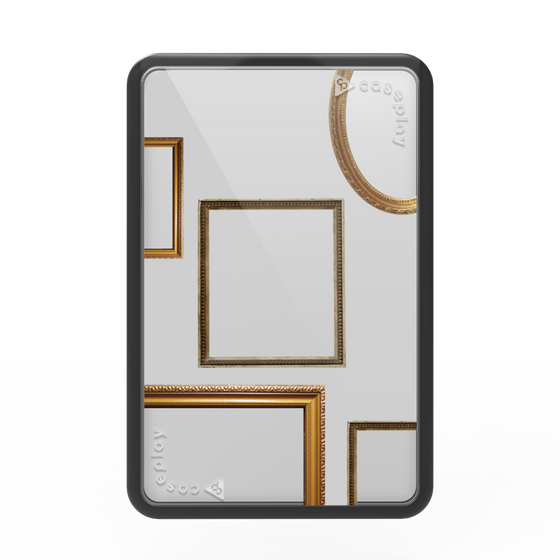 Premium Card Wallet［ Photo Frames - Light Gray ］