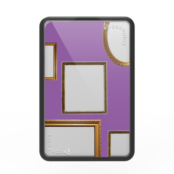 Premium Card Wallet［ Photo Frames - Purple ］
