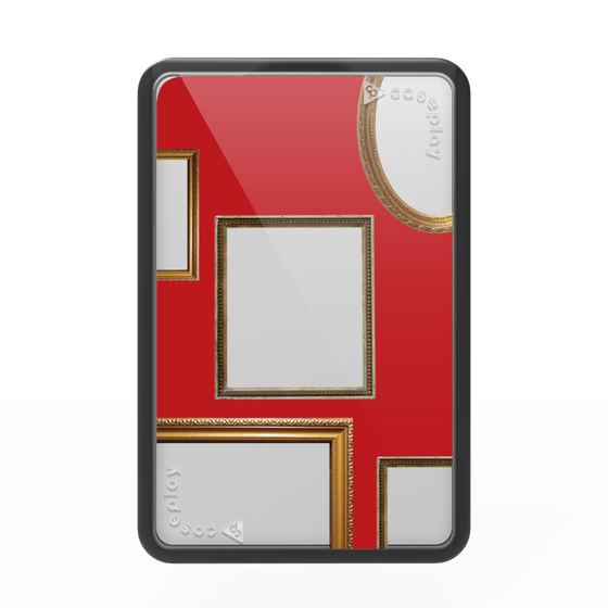 Premium Card Wallet［ Photo Frames - Red ］