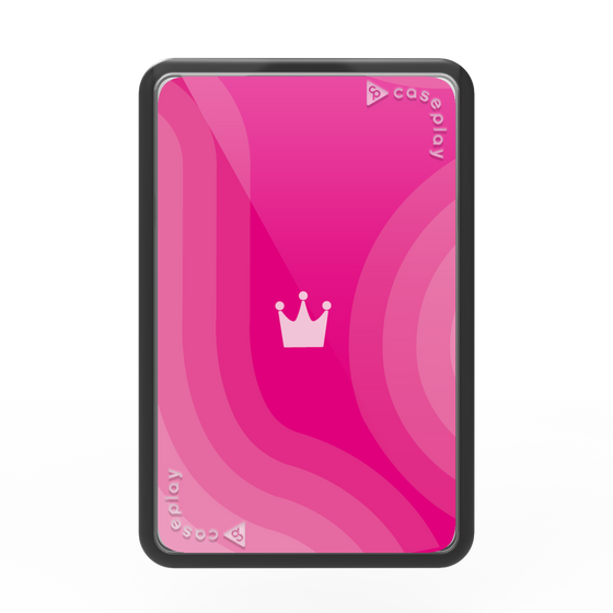 Premium Card Wallet［ CASEPLAY Winding Pattern - Pink ］