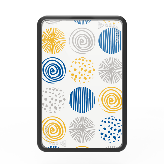 Premium Card Wallet［ Nordic Circle - Blue ］