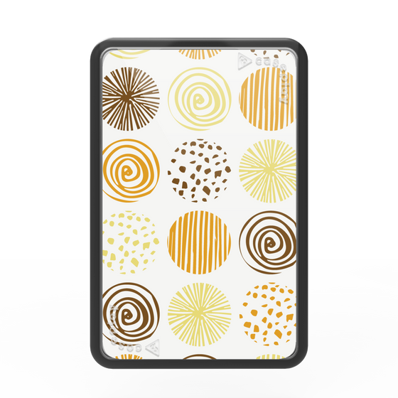 Premium Card Wallet［ Nordic Circle - Orange ］