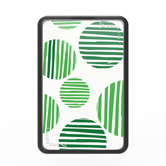 Premium Card Wallet［ Nordic Dot - Green ］