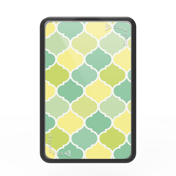 Premium Card Wallet［ Moroccan1 color - Green ］