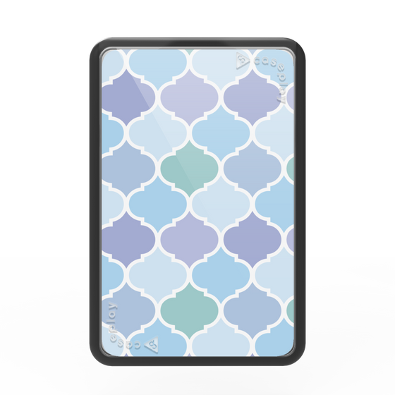 Premium Card Wallet［ Moroccan1 color - Blue ］