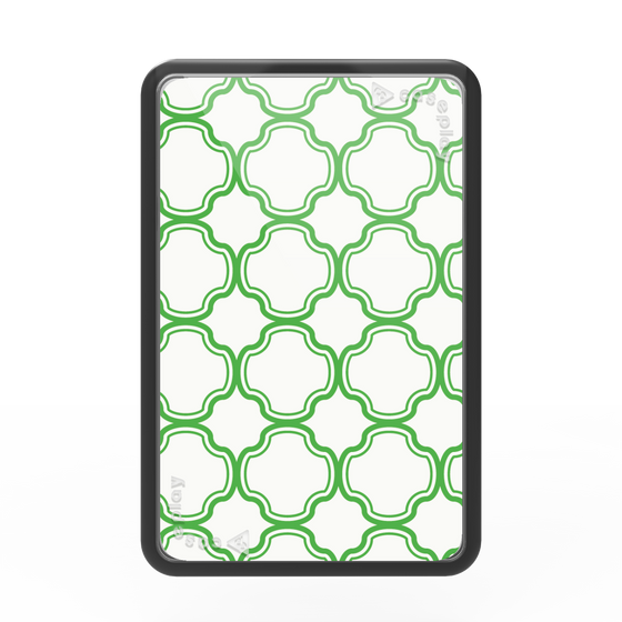 Premium Card Wallet［ Moroccan3 - Green ］