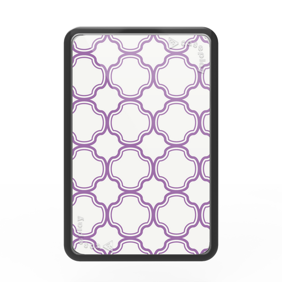 Premium Card Wallet［ Moroccan3 - Purple ］