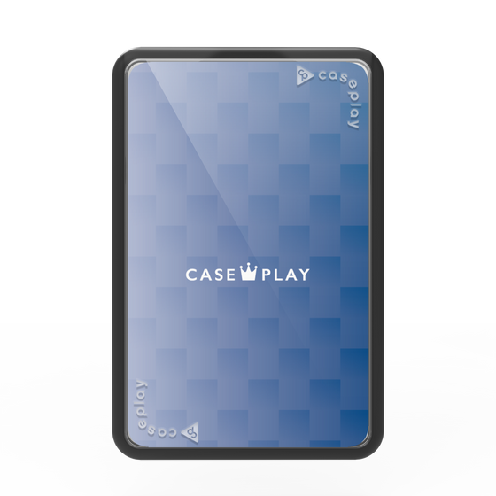 Premium Card Wallet［ CASEPLAY Check - Blue ］