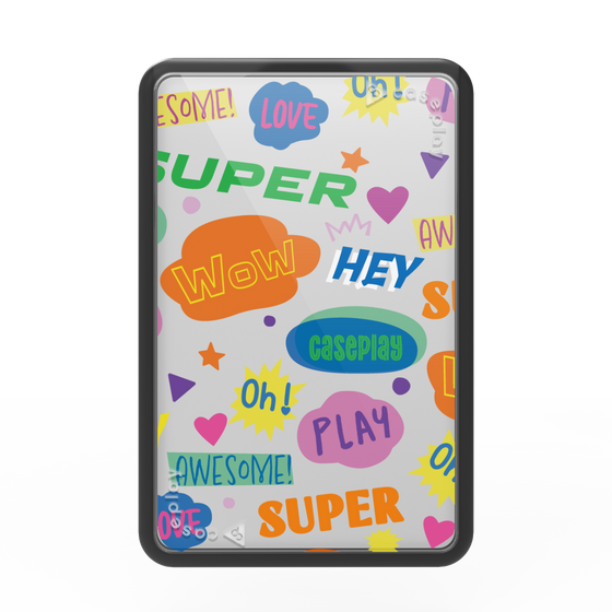 Premium Card Wallet［ Original - Colorful Moji ］