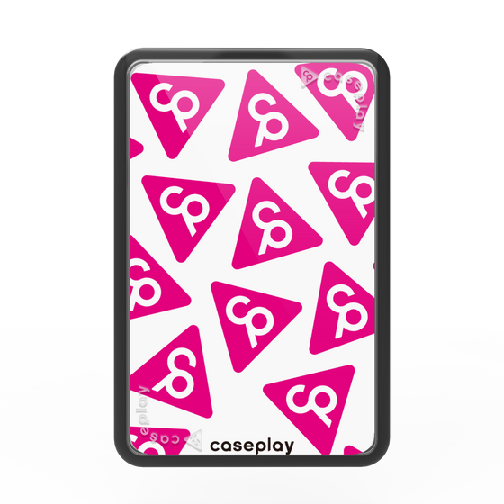 Premium Card Wallet［ Original - CASEPLAY Logo Mark - Pink ］