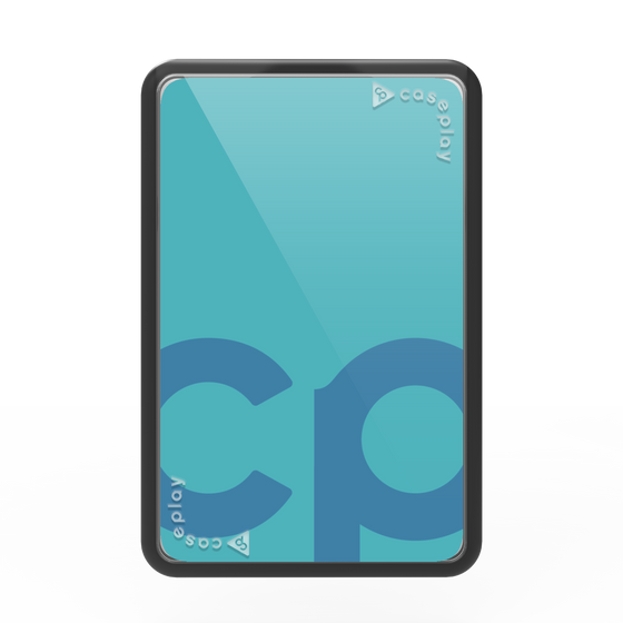 Premium Card Wallet［ Original - CASEPLAY Initial - Light Blue ］