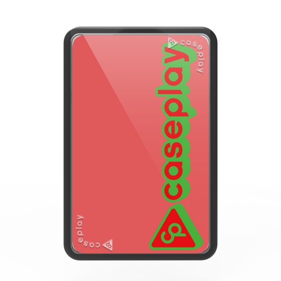 Premium Card Wallet［ Original - CASEPLAY Logotype - Red ］