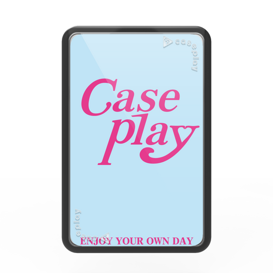 Premium Card Wallet［ Original - ENJOY YOUR OWN DAY - Light Blue ］