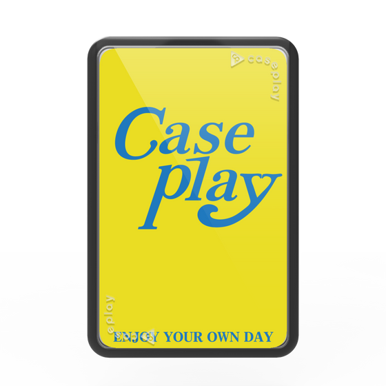 Premium Card Wallet［ Original - ENJOY YOUR OWN DAY - Yellow ］