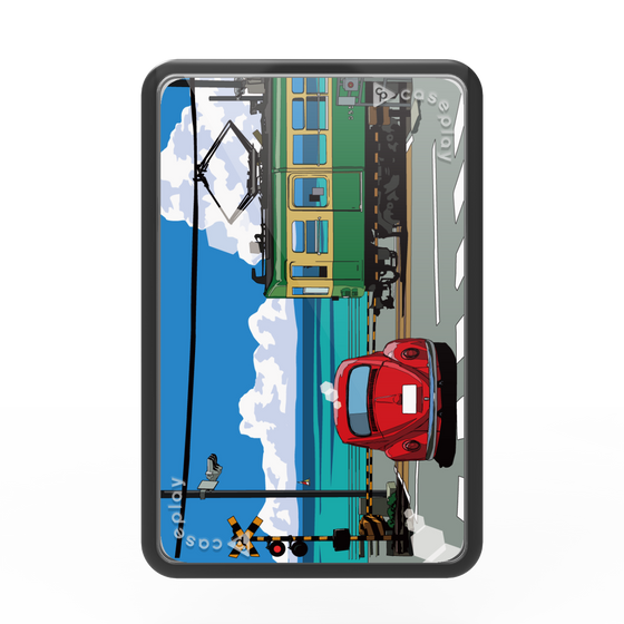 Premium Card Wallet［ Studio Alec Shonan Story - Enoden, Horizon, and Cumulonimbus Clouds ］