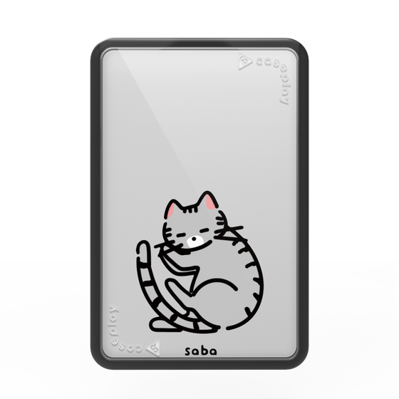 Premium Card Wallet［ Original - CASEPLAY Cat - Saba ］