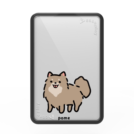 Premium Card Wallet［ Original - CASEPLAY Dog - Pome ］