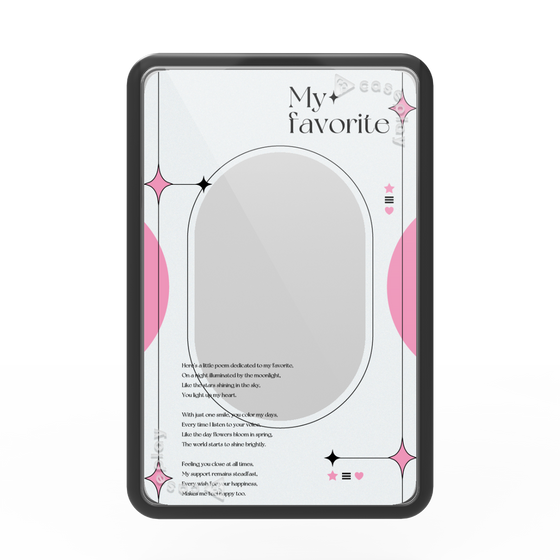 Premium Card Wallet［ Original - Instax Case - Pink ］